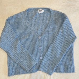 Blue Cardigan